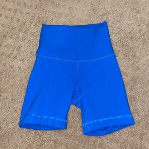 POOLSIDE BLUE LULU BIKER SHORTS🩵🩵